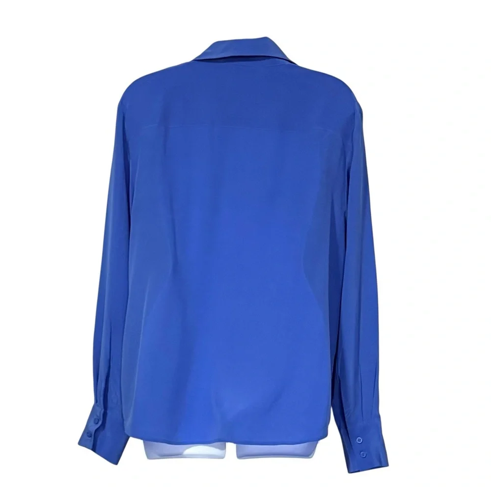 & Other Stories Silk Blue Women's Shirt Size 12
